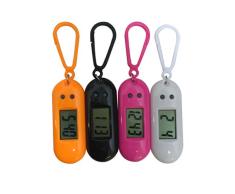 NICERIO 4Pcs Reloj de Bolsillo Reloj Electrónico Ligero Reloj Portátil con Clip Mini Reloj de Bolsillo Reloj Digital Reloj Llavero para Niños Niños Estudiantes