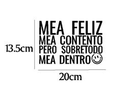 Vinilo decorativo pegatina pared, cristal, puerta (Varios colores a elegir)- frase