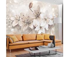 Fotomural 400x280 cm - 3 tres colores a elegir - Papel tejido-no tejido. Fotomurales - Papel pintado - flores diamante ornamento b-A-0285-a-b