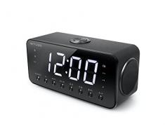Muse M-192 CR Reloj Digital Negro - Radio (AAA, Reloj, LED, Digital, 50/60, FM, PLL)