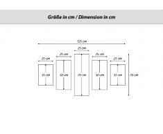 Cuadro sobre lienzo - 5 piezas - Impresión en lienzo - Ancho: 125cm, Altura: 70cm - Foto número 0224 - listo para colgar - en un marco - EA125x70-0224