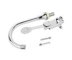 Cobre Pedal De Control Pedal De Agua Pedal De Pedal Montado En El Lavabo Del Grifo Pedal Interruptor Del Grifo Para La Cocina En Casa Hospital Y Laboratorio Pvd Espejo