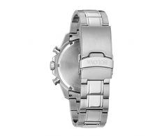 Bulova Reloj Cronografo para Hombre de Cuarzo con Correa en Acero Inoxidable 96B256