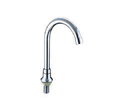 Caño para grifo de pedal giratorio