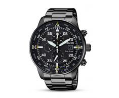 Citizen Reloj Cronógrafo para Hombre de Cuarzo con Correa en Acero Inoxidable CA0695-84E