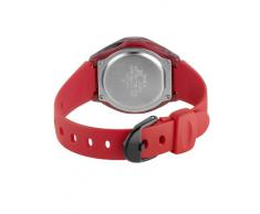 CASIO Collection LW-200-4AVEF - Reloj de caballero de cuarzo, correa de resina color rojo (con cronómetro, alarma, luz)
