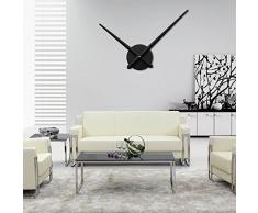 URAQT Moderno Reloj de Pared 3D de Aluminio DIY Reloj de Pared de Moda para Decoración de Casa, Habitación, Oficina