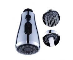 2 FuncióN Grifo Cocina Rociador Extraible - Tire De Cabeza Ajustes Ducha Para Cocina BañO De Mezclador Del Grifo, Cromo