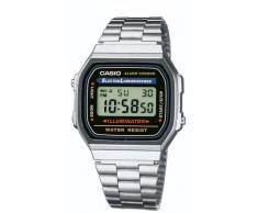 Casio A168W - Reloj Unisex Negro/Plata