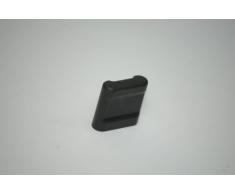 Tirador Tirador de mueble Tirador de armario metal goma "Softtouch" revestimiento negro distancia entre agujeros taladrados 32mm
