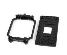 Base de Soporte de Pie de Ventilador AMD CPU de Plástico Negro para Enchufe AM2 AM3