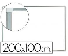 Pizarra blanca lacada magnetica Q-Connect 200x100 cm