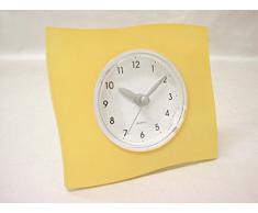 RELOJ DE PIE SOBREMESA MESITA MESILLA GRANDE CUADRADO NARANJA