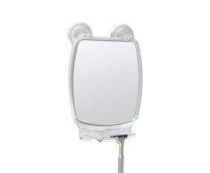 Interdesign 52150EU Power Lock - Espejo con ventosas, diseño transparente