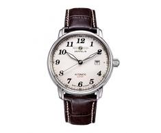 Zeppelin Reloj Analógico Automático para Hombre con Correa de Piel – AE310-1