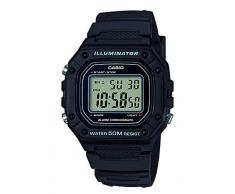 Casio Reloj Digital para Hombre de Cuarzo con Correa en Resina W-218H-1AVEF