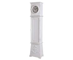 Palazzo Mxa084 - Reloj de pie con Compartimento Secreto, diseño Vintage, Color Blanco