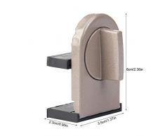 Cerradura De Seguridad Metal Antirrobo Tope De Ventana Cuña Cerraduras De Seguridad De Puerta Robusta Ajustable Con Interruptor Giratorio Para Ventana Corrediza