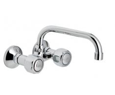 GRIFO FREGADERO MURAL CAÑO ALTO 11 CM