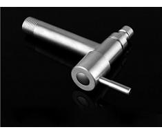 Grifo monomando de acero inoxidable de pared para agua fría, grifo de baño lavatorio, bañera, grifos de latón, grifos de jardín o patio