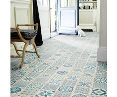 Tarkett 30 - Vinilo laminado para el suelo, diseño vintage, color azul