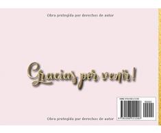 Nuestra Boda: Libro de firmas para Bodas mensajes y autografos para cumpleaños invitados a fiesta 40 paginas a color 8.25 x 6 in