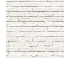 murando Papel Pintado autoadhesivo 10m Fotomurales Decoración de Pared Murales Pegatina decorativos adhesivos 3d panel moderna de Diseno Fotográfico imitacion ladrillo f-B-0229-an-a