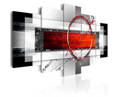 murando - Cuadro en Lienzo 200x100 cm Abstracto Impresión de 5 Piezas Material Tejido no Tejido Impresión Artística Imagen Gráfica Decoracion de Pared Arte a-A-0052-b-n