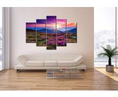 Cuadro sobre Lienzo - 5 Piezas - Impresión en Lienzo - Ancho: 150cm, Altura: 100cm - Foto número 2719 - Listo para Colgar - en un Marco - EA150x100-2719