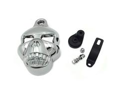 Cromado de calavera de cuerno, diseño de Harley BIG Twins V-RODS Stock cencerro, 1992 – 2013