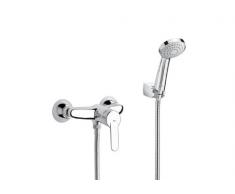 Roca A5A2025C02 - Grifo / Mezclador Exterior Ducha C/Compl Grifería - Grifo Hidrosanitario Monomando - Victoria-N - Baño-Ducha