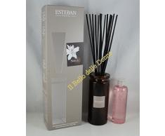 ESTEBAN jarrón difusor perfume casa NEROLI 75ml a palillos con jarrón vidrio