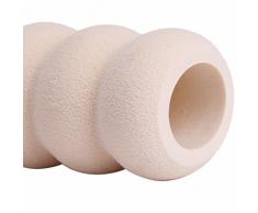 TRIXES Tope para Manilla de Puerta - Protector de Pared de Espuma - Color Beige