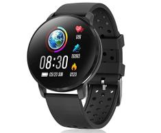 CatShin Smart Watch Activity Tracker con monitor de frecuencia cardíaca - CS06 IP68 Impermeable Multifunción Ronda Fitness Bluetooth Reloj deportivo para hombres y mujeres,compatible con iOS y Android