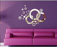 Vinilo Decorativo Espejo Burbujas