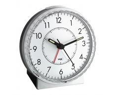 TFA 60.1010 - Reloj despertador electrónico, color plata