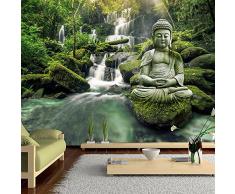 Fotomural 350x245 cm - 3 tres colores a elegir - Papel tejido-no tejido. Fotomurales - Papel pintado Buddha naturaleza c-C-0019-a-d