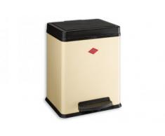 WESCO 380 411-23 - Papelera para Reciclaje (2 Compartimento de 10 L), Color Beige