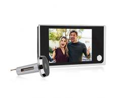 Inicio Smart Video Timbre inalámbrico Cámara de Seguridad Visual Door Electrónico Cat Eyes 3.5 Pulgadas Digital LCD 120 Degree Mirilla Visor Photo Visual Monitoring