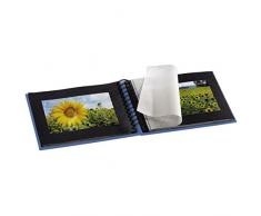 Hama Fine Art Álbum de Fotos con Espiral, Papel, Azur, 23,80 x 17,10 x 2,80