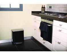 EKO - Europe E-Cube Step Bin 20L 20L Rectangular Negro cesto de Basura - Cubo de Basura (366 mm, 320 mm, 445 mm)