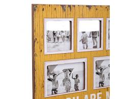 Pide X esa Boca HF679 - Porta fotos de pared, diseño You Are My Sunshine, 40 x 40 cm