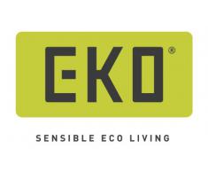 EKO VB 923800 - Cubo de la Basura con Pedal (30 l), Color Blanco