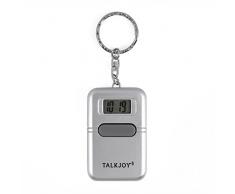 Llavero parlante profesional, reloj despertador, para discapacitados y ciegos, de bolsillo, digital, para personas mayores, para colgar, unisex