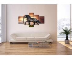 Cuadro sobre lienzo - 5 piezas - Impresión en lienzo - Ancho: 125cm, Altura: 70cm - Foto número 2608 - listo para colgar - en un marco - EA125x70-2608