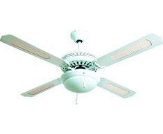 Orbegozo CP25132B Ventilador de Techo con luz, 4 Palas, diÃ¡metro 132 cm, Potencia de 70 W y 3 velocidades