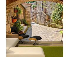 Fotomural 400x280 cm - 3 tres colores a elegir - Papel tejido-no tejido. Fotomurales - Papel pintado callejón ciudad c-A-0063-a-d