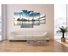 Cuadro sobre lienzo - 4 piezas - Impresión en lienzo - Ancho: 160cm, Altura: 90cm - Foto número 2430 - listo para colgar - en un marco - DL160x90-2430