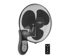 Orbegozo Ventilador de Pared WF 0243. Tamaño de aspas 40 cm. 3 modod de ventilación: Normal, Nature, Sleep. Indicadores LED Cabezal oscilante multiorientable