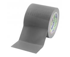 Bonus Eurotech 1bl23.48.0100/033 a # PVC suelo Marcar banda, pegamento a base de caucho, suave, longitud 33 m x ancho 100 mm x grosor 0,17 mm, Gris